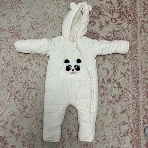 Baby girl snow suit
